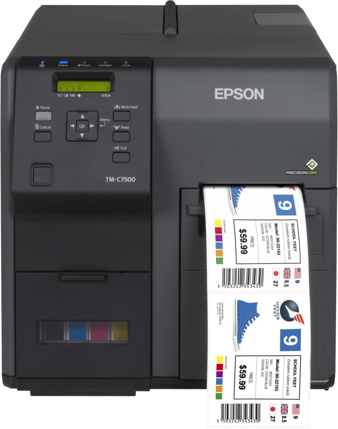 Stampanti per etichette digitali a colori - EPSON® serie ColorWorks C6x00